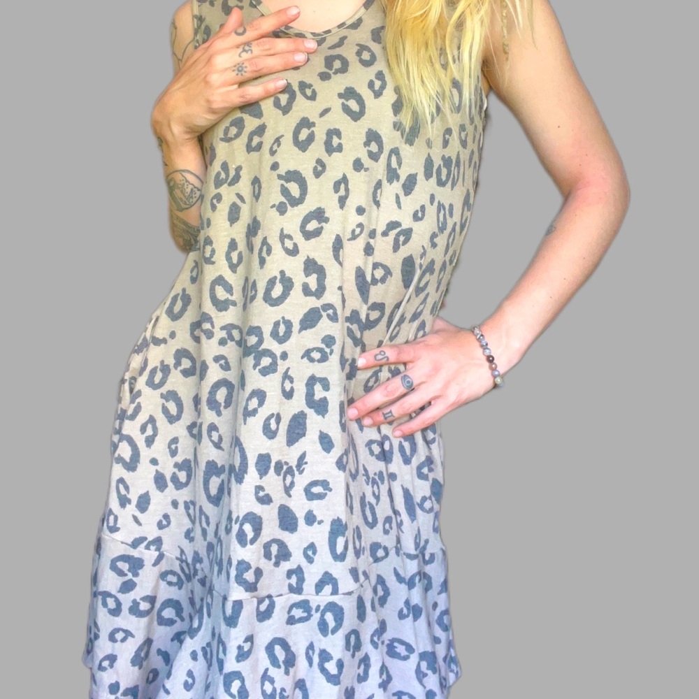 Flowy, Cheetah Print Dress. Perfect for Summer.